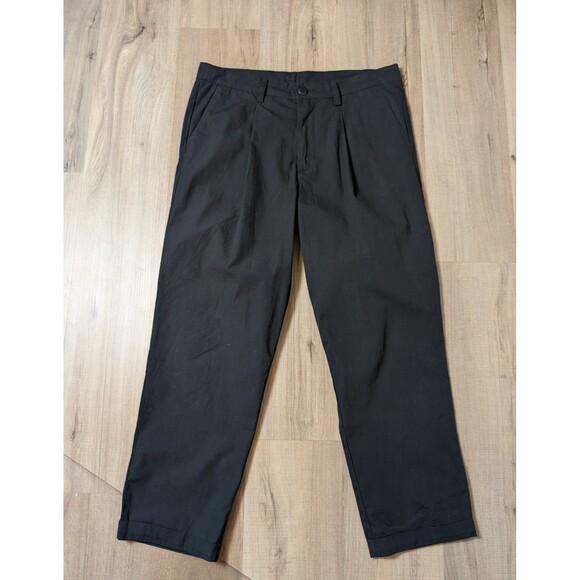 KUT from the Kloth Pants - Kut from the Kloth Size 10 Dress Pants Straight Leg Pleated Cuffed 100% Cotton